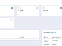 The dashboard: A summary of all transactions